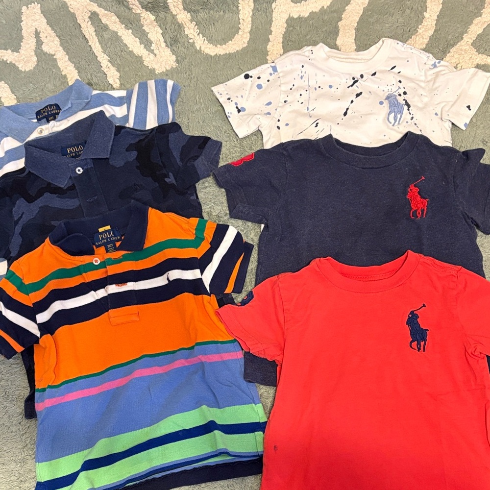 Ralph Lauren Polo toddler polos and tees 2T